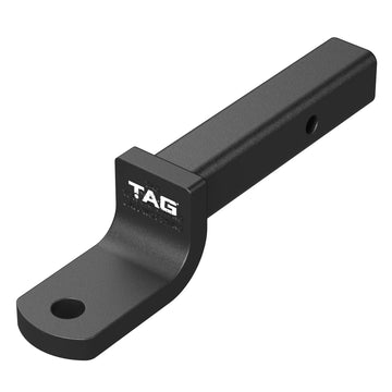 TAG Tow Ball Mount - 268mm Long, 90° Face, 50mm Square Hitch - Brixton 4x4 - Buy Online Now!
